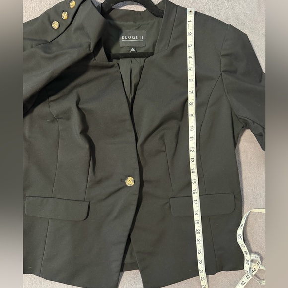 Eloquii Classic Black Blazer - Picture 7 of 8